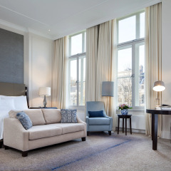 Отель Waldorf Astoria Amsterdam Нидерланды, Амстердам - 1 отзыв об отеле, цены и фото номеров - забронировать отель Waldorf Astoria Amsterdam онлайн комната для гостей фото 8