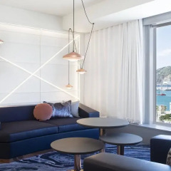 Отель W Barcelona 5* Номер Studio Suite с различными типами кроватей фото 2