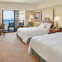 Отель Hilton Hawaiian Village Waikiki Beach Resort 4* Стандартный номер с 2 отдельными кроватями фото 2
