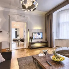 Отель Residence Brehova Чехия, Прага - отзывы, цены и фото номеров - забронировать отель Residence Brehova онлайн комната для гостей фото 4