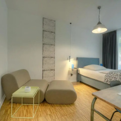 Отель B-Boardinghouse Германия, Дюссельдорф - отзывы, цены и фото номеров - забронировать отель B-Boardinghouse онлайн комната для гостей фото 3