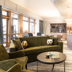 Отель Hilton Helsinki Strand Финляндия, Хельсинки - - забронировать отель Hilton Helsinki Strand, цены и фото номеров интерьер отеля