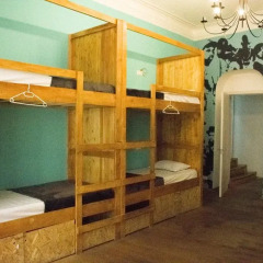 Хостел Moosica Кровать в общем номере с двухъярусной кроватью фото 5