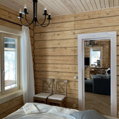 База Отдыха Forrest Lodge Karelia Улучшенный шале с разными типами кроватей фото 11