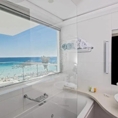 Vassos Nissi Plage Hotel 4* Люкс повышенной комфортности с различными типами кроватей фото 6
