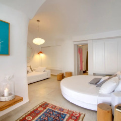 Отель Santorini Secret Suites & Spa 5* Люкс Honeymoon с различными типами кроватей фото 2