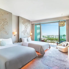 Отель W Singapore - Sentosa Cove 5* Номер Fabulous с различными типами кроватей фото 2