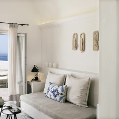 Отель Santo Maris Oia, Luxury Suites & Spa 5* Полулюкс с различными типами кроватей фото 5
