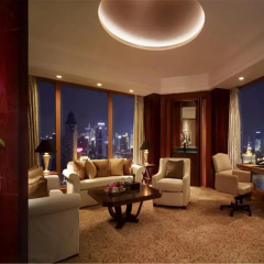 Отель Pudong Shangri-La East Shanghai 5* Люкс Horizon club premier с различными типами кроватей фото 2