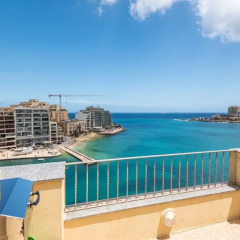 Отель Spinola Bay Penthouse Мальта, Сан Джулианс - отзывы, цены и фото номеров - забронировать отель Spinola Bay Penthouse онлайн балкон фото 5