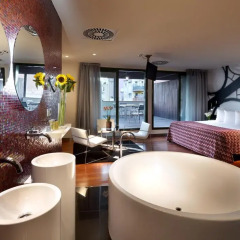 Отель Eurostars BCN Design 5* Номер категории Премиум с различными типами кроватей фото 2