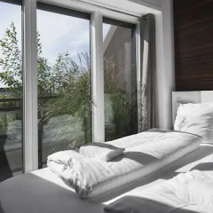 Отель Steel House Copenhagen Стандартный номер с различными типами кроватей (общая ванная комната)