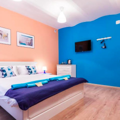 Гостиница Boho Home Стандартный семейный номер с различными типами кроватей (общая ванная комната)