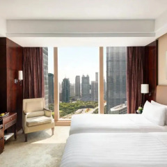 Отель Pudong Shangri-La East Shanghai 5* Номер Executive с различными типами кроватей фото 4