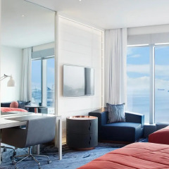 Отель W Barcelona 5* Номер Wonderful с 2 отдельными кроватями