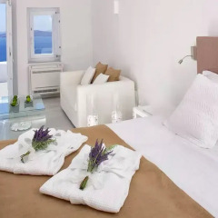 Canaves Oia Hotel 5* Улучшенный люкс с различными типами кроватей