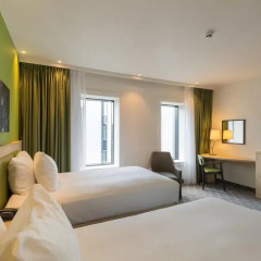 Отель Hampton by Hilton Antwerp Central Station 3* Стандартный номер с различными типами кроватей фото 3