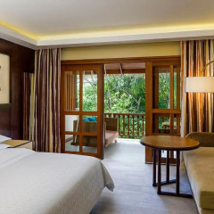 Отель Sheraton Maldives Full Moon Resort & Spa 5* Стандартный номер с различными типами кроватей фото 2