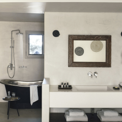 Отель Santo Maris Oia, Luxury Suites & Spa ванная фото 2