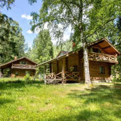 Гостиница Ekootel Romanov Les в Лунево 4 отзыва об отеле, цены и фото номеров - забронировать гостиницу Ekootel Romanov Les онлайн вид на фасад фото 4