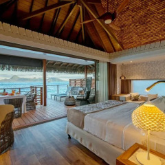 Отель InterContinental Resort Tahiti Французская Полинезия, Фааа - 1 отзыв об отеле, цены и фото номеров - забронировать отель InterContinental Resort Tahiti онлайн комната для гостей фото 17