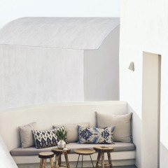 Отель Santo Maris Oia, Luxury Suites & Spa 5* Президентский люкс с различными типами кроватей фото 6