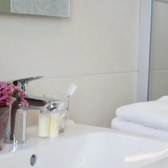 Hotel Claro Garni Мюнхен ванная