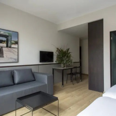 Отель Aparthotel Allada 3* Улучшенные апартаменты с различными типами кроватей фото 3