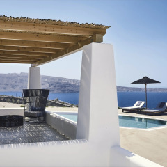 Отель Santo Maris Oia, Luxury Suites & Spa 5* Вилла с различными типами кроватей фото 15