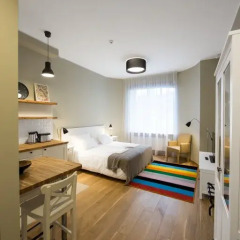 Апартаменты Riga Lux Apartments - Skolas Апартаменты с различными типами кроватей фото 13