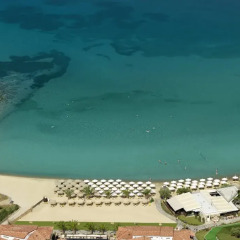 Отель Anthemus Sea Beach Hotel & Spa Греция, Ситония - 2 отзыва об отеле, цены и фото номеров - забронировать отель Anthemus Sea Beach Hotel & Spa онлайн пляж фото 2