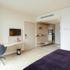 Отель Scandic Hamburg Emporio 4* Стандартный номер с различными типами кроватей фото 4