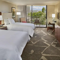 Отель Hilton Hawaiian Village Waikiki Beach Resort 4* Стандартный номер с 2 отдельными кроватями фото 3