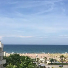 Hotel Fedora Rimini пляж