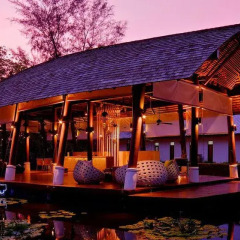 Отель Twin Lotus Resort and Spa - Adults Only Ланта гостиничный бар фото 2