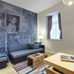 Отель Hyatt House Dusseldorf Andreas Quarter Стандартный номер с различными типами кроватей фото 2