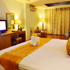 Отель Sanya Huayuan Hot Spring Sea View Resort комната для гостей фото 3