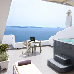 Отель Santorini Secret Suites & Spa 5* Люкс Absolute с различными типами кроватей фото 12