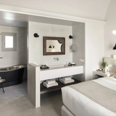Отель Santo Maris Oia, Luxury Suites & Spa ванная