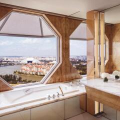 Отель The Ritz-Carlton, Millenia Singapore 5* Номер Elevated Kallang с различными типами кроватей фото 2