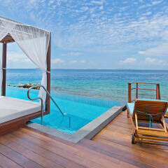 Отель Furaveri Island Resort & Spa 5* Люкс с двумя спальнями и бассейном с различными типами кроватей фото 4