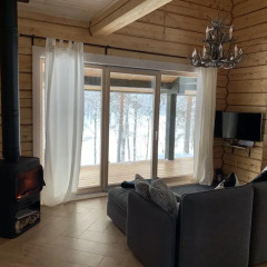 База Отдыха Forrest Lodge Karelia Улучшенный шале с разными типами кроватей фото 15