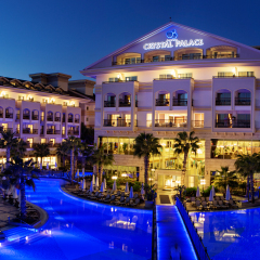 Crystal Palace Luxury Resort & Spa Турция, Сиде - отзывы, цены и фото номеров - забронировать отель Crystal Palace Luxury Resort & Spa - All Inclusive онлайн вид на фасад фото 3