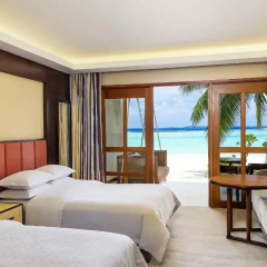 Отель Sheraton Maldives Full Moon Resort & Spa 5* Номер Делюкс с различными типами кроватей
