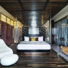Отель W Singapore - Sentosa Cove 5* Номер Extreme WOW suite king с различными типами кроватей фото 3