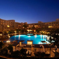 Отель Sindbad Aqua Hotel & Spa Египет, Хургада - 8 отзывов об отеле, цены и фото номеров - забронировать отель Sindbad Aqua Hotel & Spa онлайн вид на фасад
