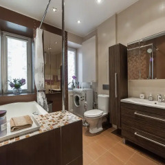 Апартаменты 2nd home. Квартира-Люкс в центре Москвы на реке Апартаменты с различными типами кроватей фото 25