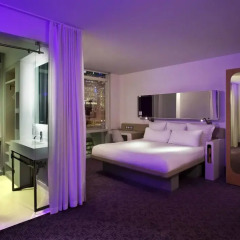 Отель Yotel New York at Times Square 3* Номер Делюкс с различными типами кроватей фото 4