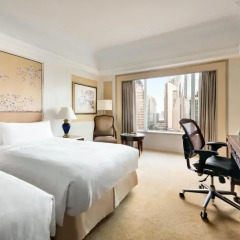 Отель Pudong Shangri-La East Shanghai 5* Номер Horizon club deluxe с различными типами кроватей