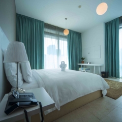 Отель Jannah Marina Bay Suites Люкс с различными типами кроватей